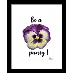 Tablou: Be a pansy PRINT