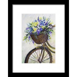 Tablou: Flower bicycle PRINT