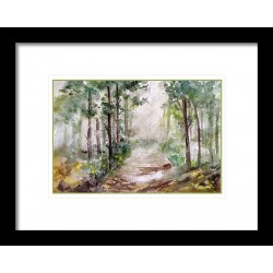 Tablou: Light in the forest PRINT