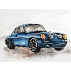 Tablouri decorative la comandă în peniță tuș/ acuarelă. 