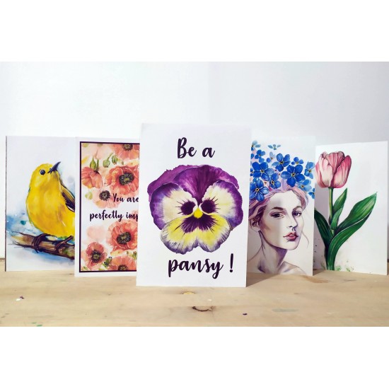 Felicitare: Be a pansy
