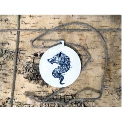 Decorațiune crăciun inspirație tradițională. Lupul Dacic