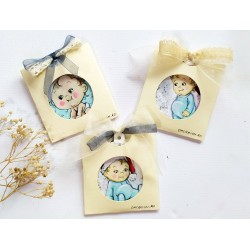 Decorațiune crăciun personalizată cu text