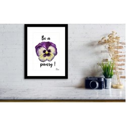 Tablou: Be a pansy PRINT